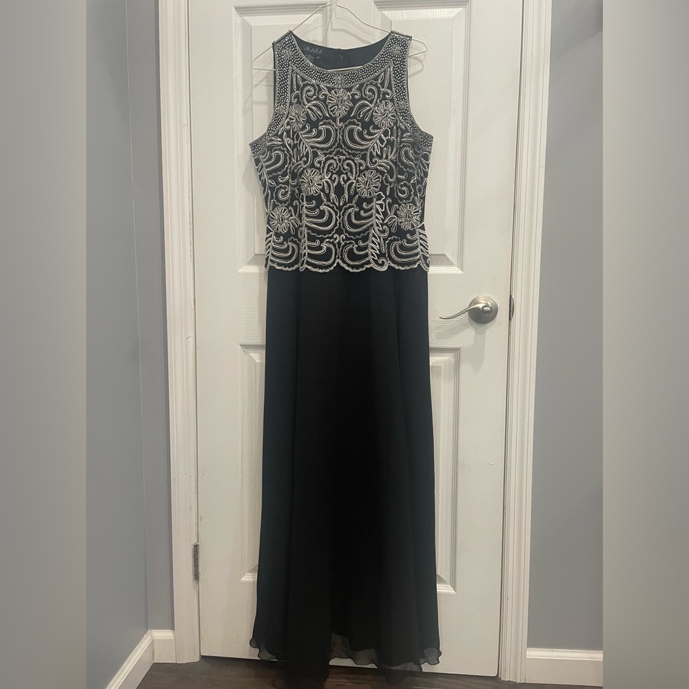 J Kara Black and Pearl Mother of the Bride/Groom Dress 14